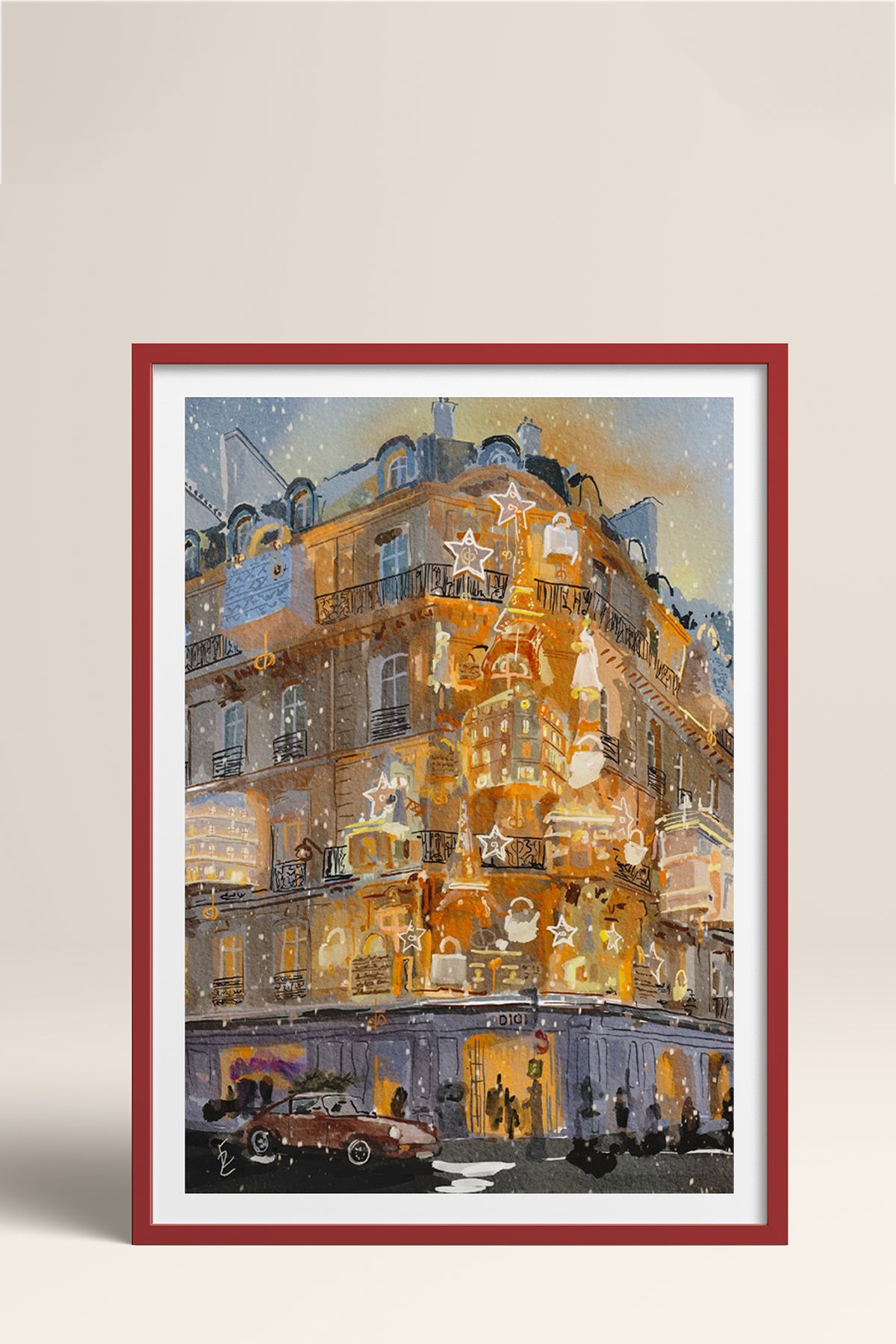 HOMEPACK Ahşap Çerçeveli Tablo Çerçeveli Poster Sanatsal Modern Duvar Dekoru BEK-8104