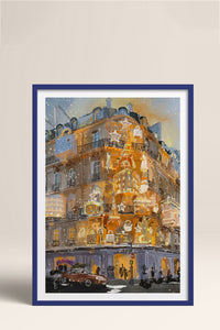 HOMEPACK Ahşap Çerçeveli Tablo Çerçeveli Poster Sanatsal Modern Duvar Dekoru BEK-8104
