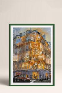 HOMEPACK Ahşap Çerçeveli Tablo Çerçeveli Poster Sanatsal Modern Duvar Dekoru BEK-8104