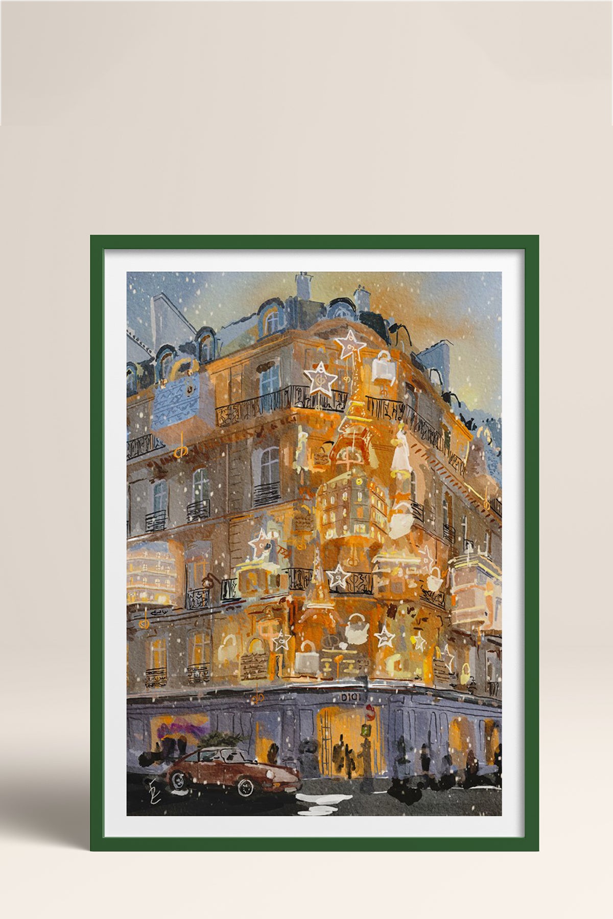HOMEPACK Ahşap Çerçeveli Tablo Çerçeveli Poster Sanatsal Modern Duvar Dekoru BEK-8104