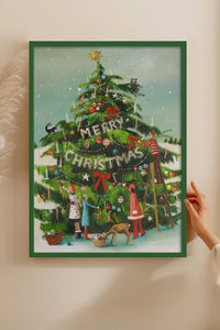 HOMEPACK Ahşap Çerçeveli Tablo Çerçeveli Poster Sanatsal Modern Duvar Dekoru BEK-8105