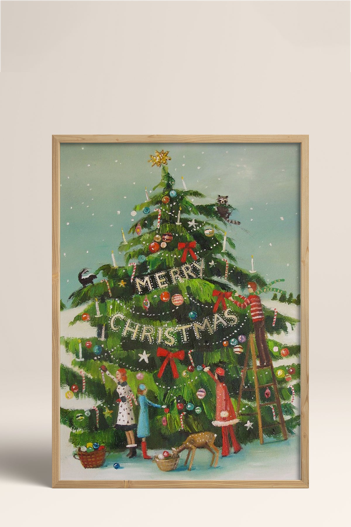HOMEPACK Ahşap Çerçeveli Tablo Çerçeveli Poster Sanatsal Modern Duvar Dekoru BEK-8105