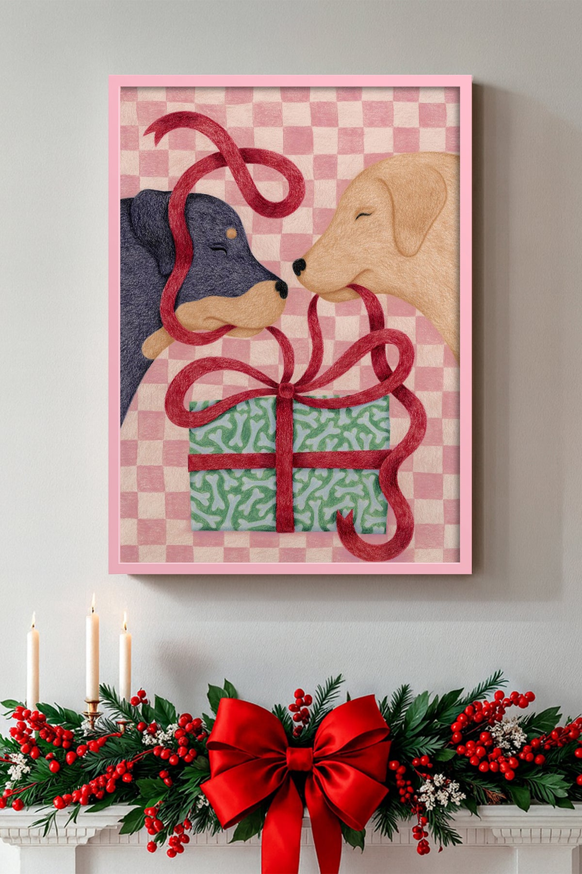 HOMEPACK Ahşap Çerçeveli Tablo Çerçeveli Poster Sanatsal Modern Duvar Dekoru BEK-8106