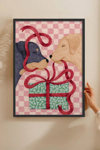 HOMEPACK Ahşap Çerçeveli Tablo Çerçeveli Poster Sanatsal Modern Duvar Dekoru BEK-8106