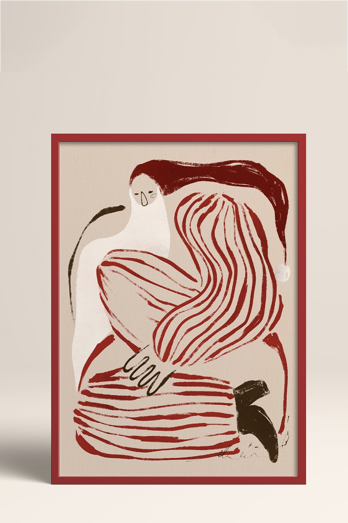 HOMEPACK Ahşap Çerçeveli Tablo Çerçeveli Poster Sanatsal Modern Duvar Dekoru BEK-8107
