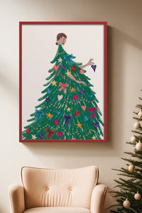 HOMEPACK Ahşap Çerçeveli Tablo Çerçeveli Poster Sanatsal Modern Duvar Dekoru BEK-8111