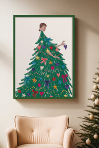 HOMEPACK Ahşap Çerçeveli Tablo Çerçeveli Poster Sanatsal Modern Duvar Dekoru BEK-8111