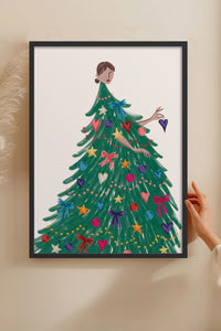 HOMEPACK Ahşap Çerçeveli Tablo Çerçeveli Poster Sanatsal Modern Duvar Dekoru BEK-8111