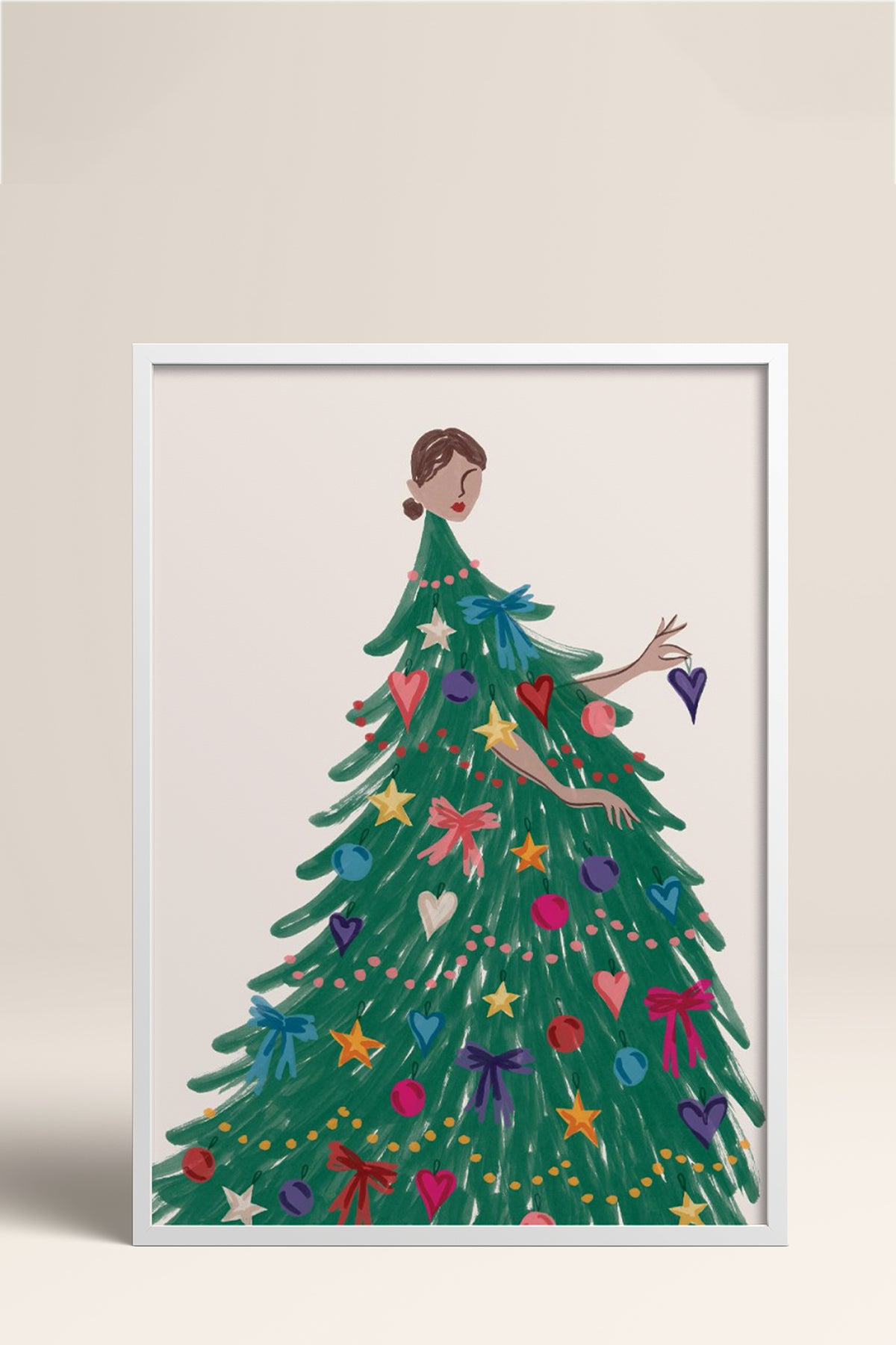HOMEPACK Ahşap Çerçeveli Tablo Çerçeveli Poster Sanatsal Modern Duvar Dekoru BEK-8111