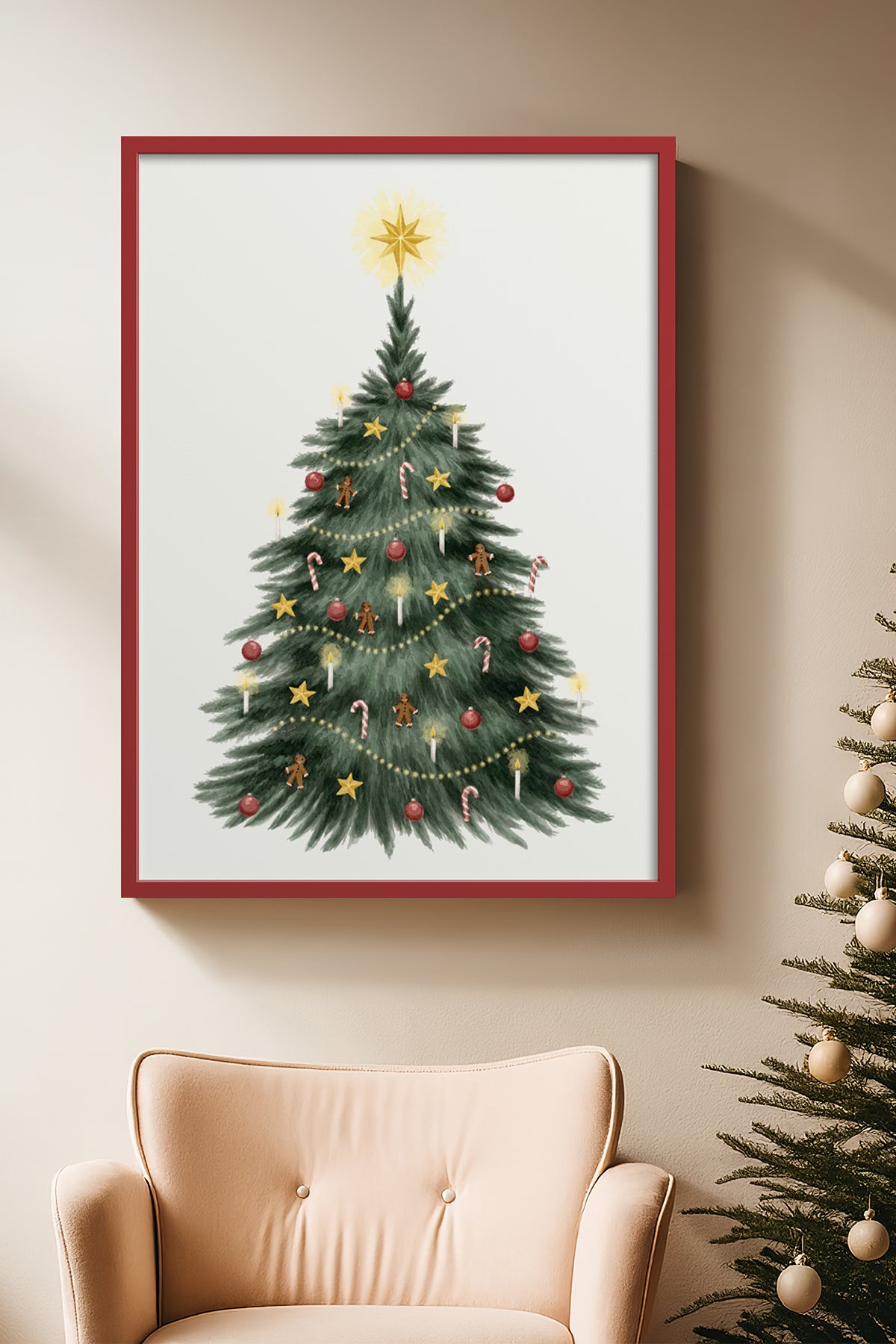 HOMEPACK Ahşap Çerçeveli Tablo Çerçeveli Poster Sanatsal Modern Duvar Dekoru BEK-8112