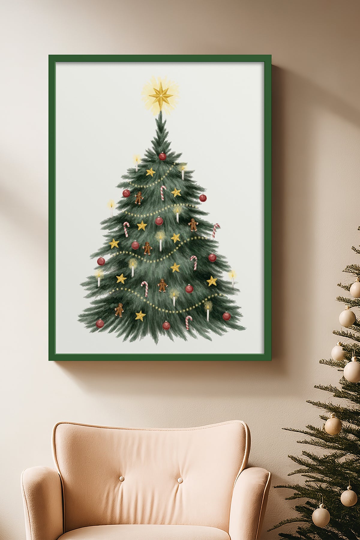 HOMEPACK Ahşap Çerçeveli Tablo Çerçeveli Poster Sanatsal Modern Duvar Dekoru BEK-8112