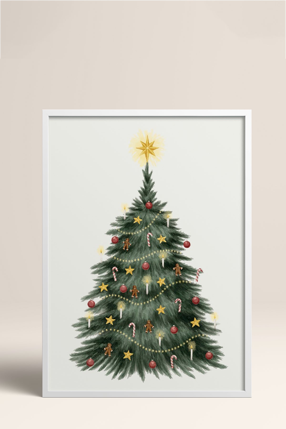 HOMEPACK Ahşap Çerçeveli Tablo Çerçeveli Poster Sanatsal Modern Duvar Dekoru BEK-8112