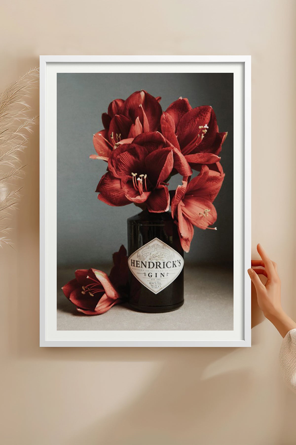 HOMEPACK Ahşap Çerçeveli Tablo Çerçeveli Poster Sanatsal Modern Duvar Dekoru BEK-8116