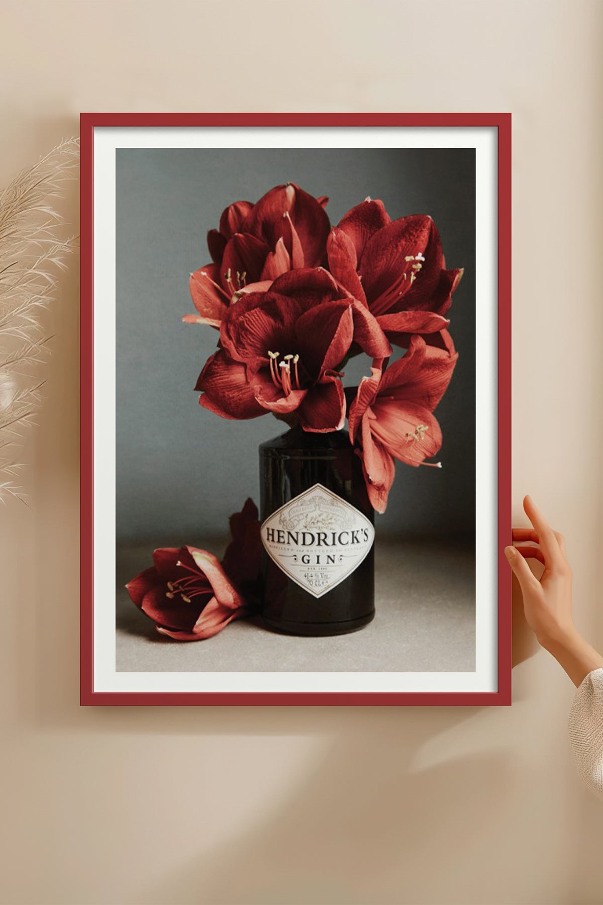 HOMEPACK Ahşap Çerçeveli Tablo Çerçeveli Poster Sanatsal Modern Duvar Dekoru BEK-8116