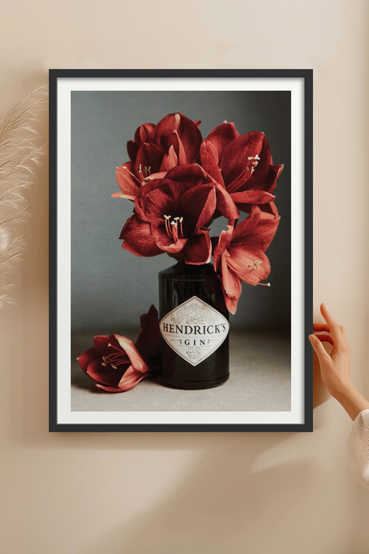 HOMEPACK Ahşap Çerçeveli Tablo Çerçeveli Poster Sanatsal Modern Duvar Dekoru BEK-8116