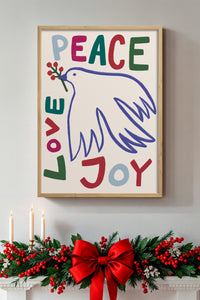 HOMEPACK Ahşap Çerçeveli Tablo Çerçeveli Poster Sanatsal Modern Duvar Dekoru BEK-8117