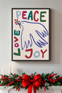 HOMEPACK Ahşap Çerçeveli Tablo Çerçeveli Poster Sanatsal Modern Duvar Dekoru BEK-8117