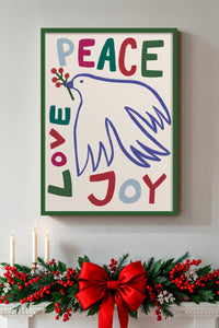 HOMEPACK Ahşap Çerçeveli Tablo Çerçeveli Poster Sanatsal Modern Duvar Dekoru BEK-8117