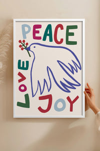 HOMEPACK Ahşap Çerçeveli Tablo Çerçeveli Poster Sanatsal Modern Duvar Dekoru BEK-8117