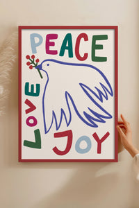 HOMEPACK Ahşap Çerçeveli Tablo Çerçeveli Poster Sanatsal Modern Duvar Dekoru BEK-8117