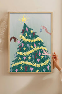 HOMEPACK Ahşap Çerçeveli Tablo Çerçeveli Poster Sanatsal Modern Duvar Dekoru BEK-8118