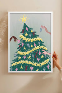 HOMEPACK Ahşap Çerçeveli Tablo Çerçeveli Poster Sanatsal Modern Duvar Dekoru BEK-8118