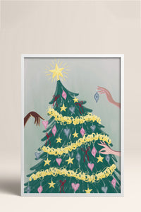 HOMEPACK Ahşap Çerçeveli Tablo Çerçeveli Poster Sanatsal Modern Duvar Dekoru BEK-8118