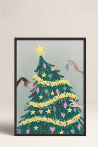 HOMEPACK Ahşap Çerçeveli Tablo Çerçeveli Poster Sanatsal Modern Duvar Dekoru BEK-8118