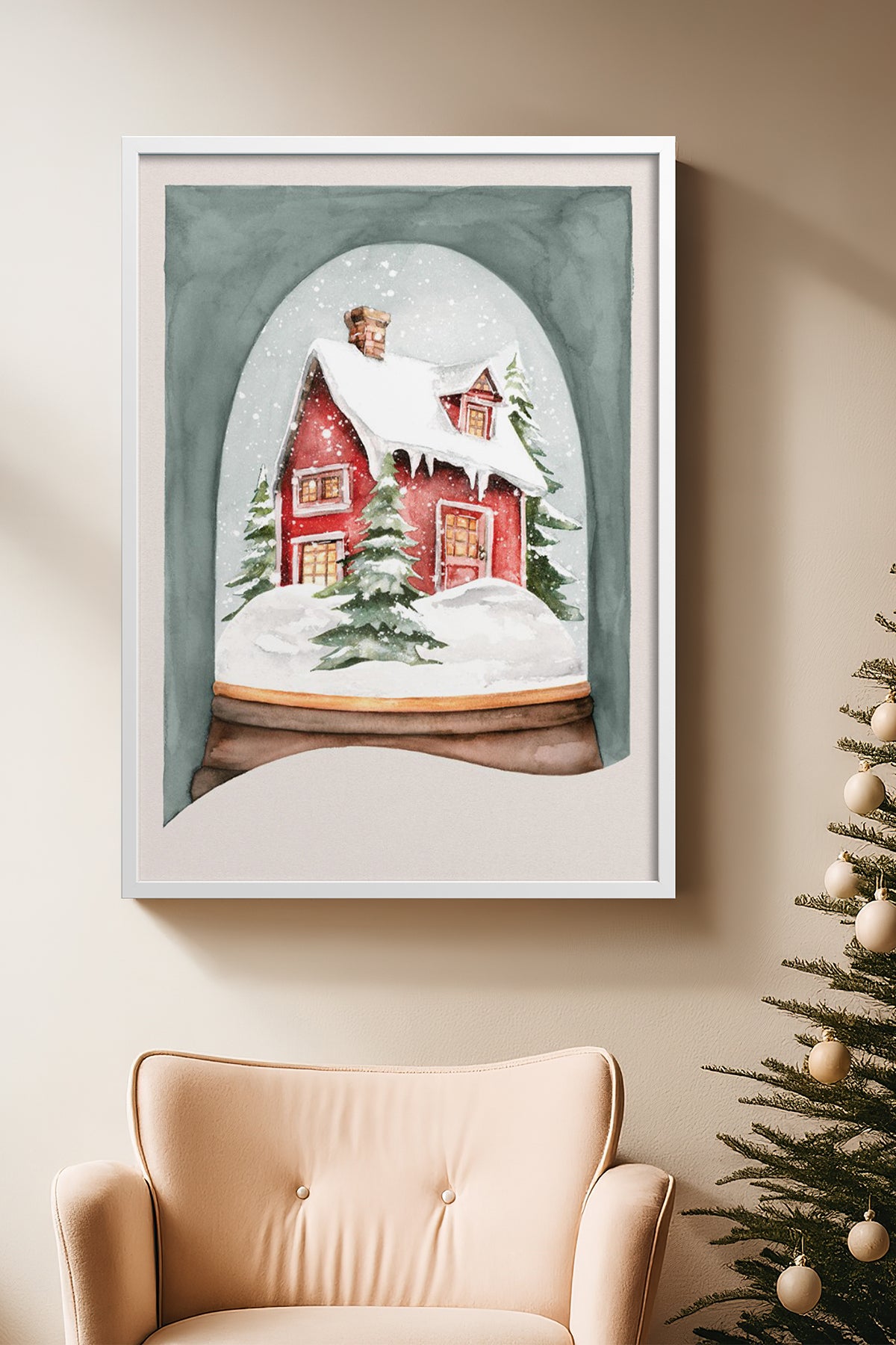 HOMEPACK Ahşap Çerçeveli Tablo Çerçeveli Poster Sanatsal Modern Duvar Dekoru BEK-8119