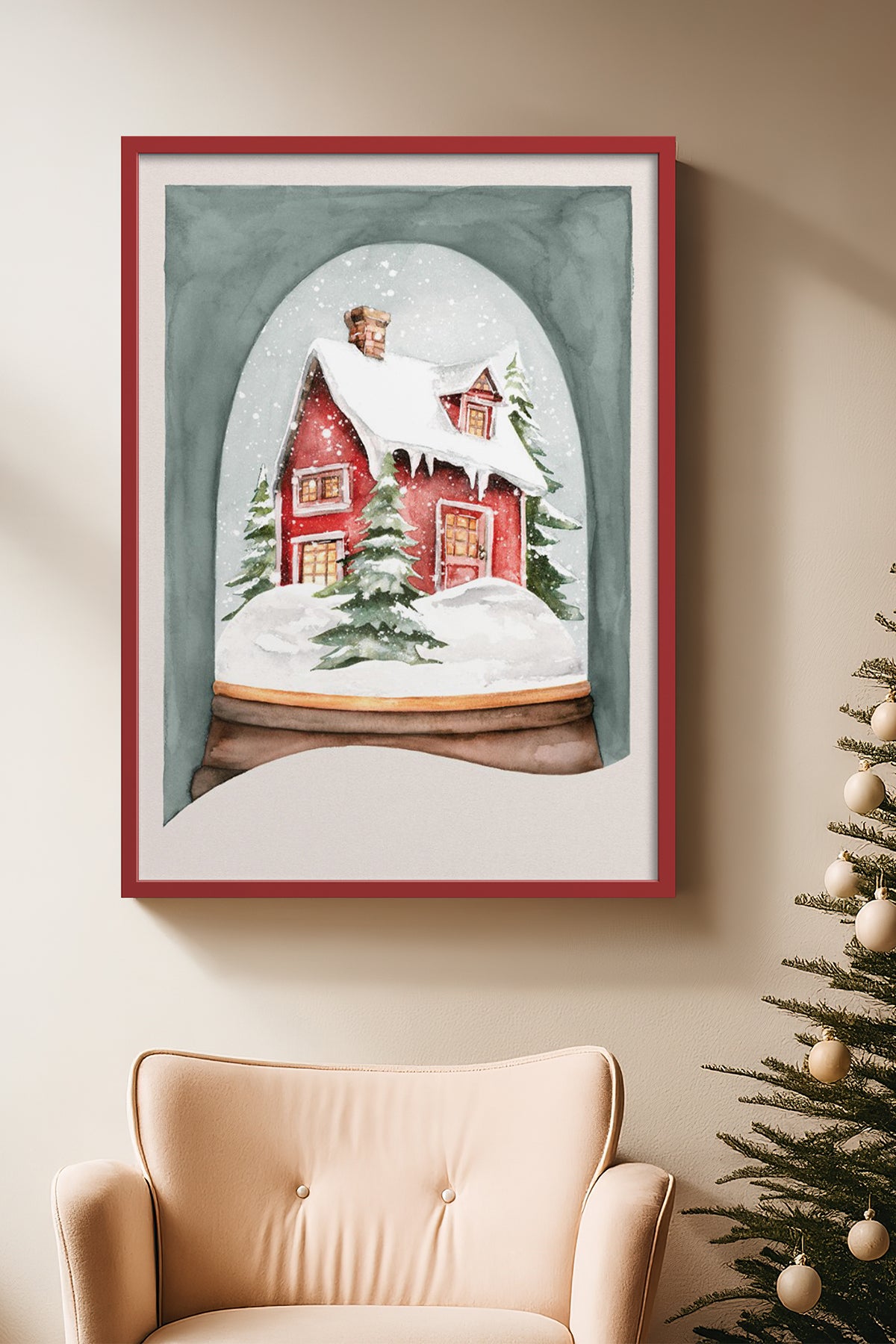 HOMEPACK Ahşap Çerçeveli Tablo Çerçeveli Poster Sanatsal Modern Duvar Dekoru BEK-8119