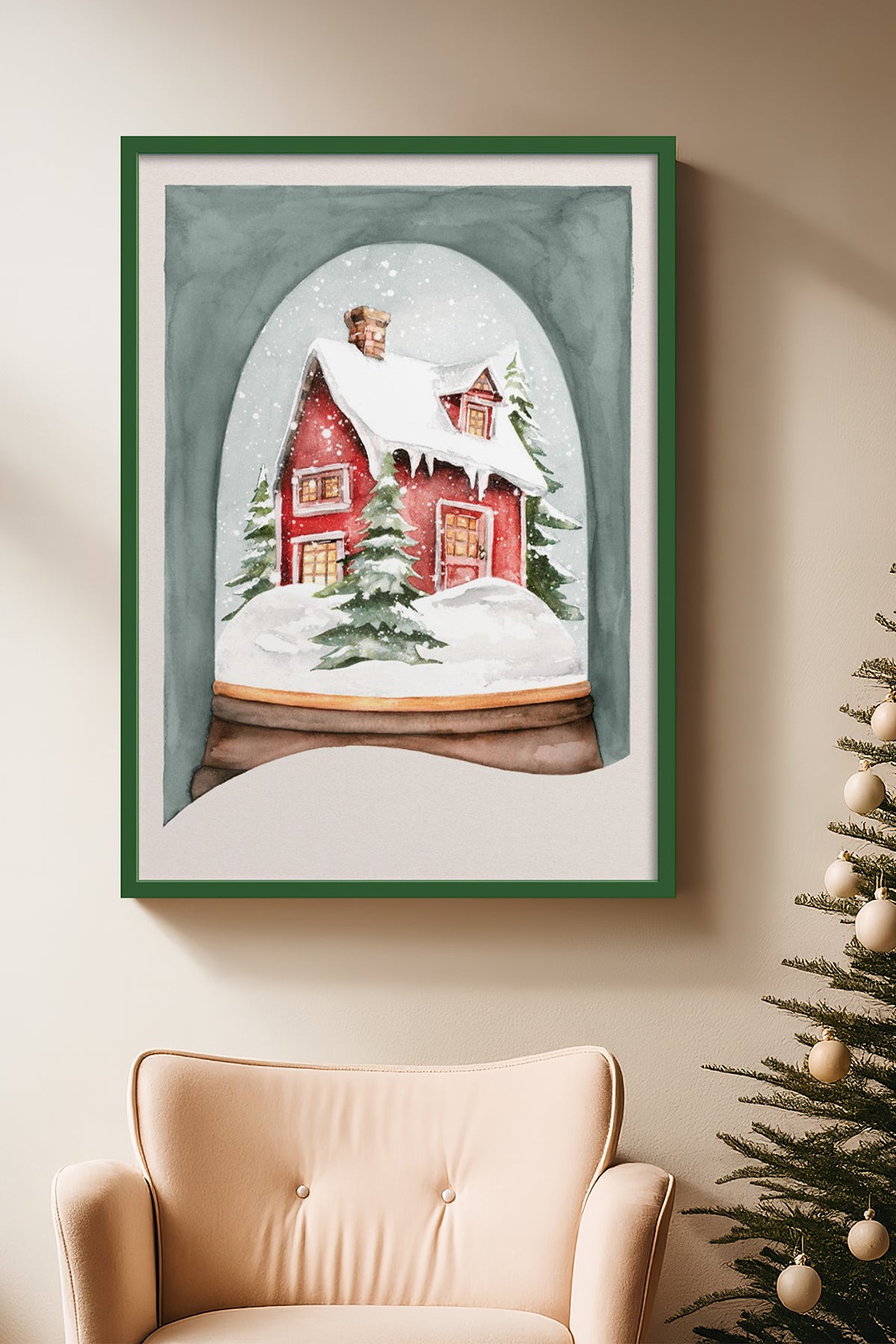 HOMEPACK Ahşap Çerçeveli Tablo Çerçeveli Poster Sanatsal Modern Duvar Dekoru BEK-8119