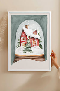HOMEPACK Ahşap Çerçeveli Tablo Çerçeveli Poster Sanatsal Modern Duvar Dekoru BEK-8119