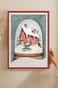 HOMEPACK Ahşap Çerçeveli Tablo Çerçeveli Poster Sanatsal Modern Duvar Dekoru BEK-8119