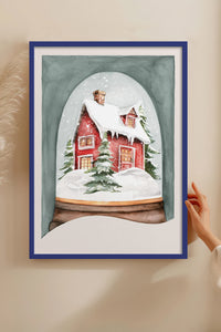 HOMEPACK Ahşap Çerçeveli Tablo Çerçeveli Poster Sanatsal Modern Duvar Dekoru BEK-8119