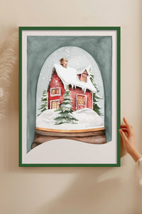 HOMEPACK Ahşap Çerçeveli Tablo Çerçeveli Poster Sanatsal Modern Duvar Dekoru BEK-8119