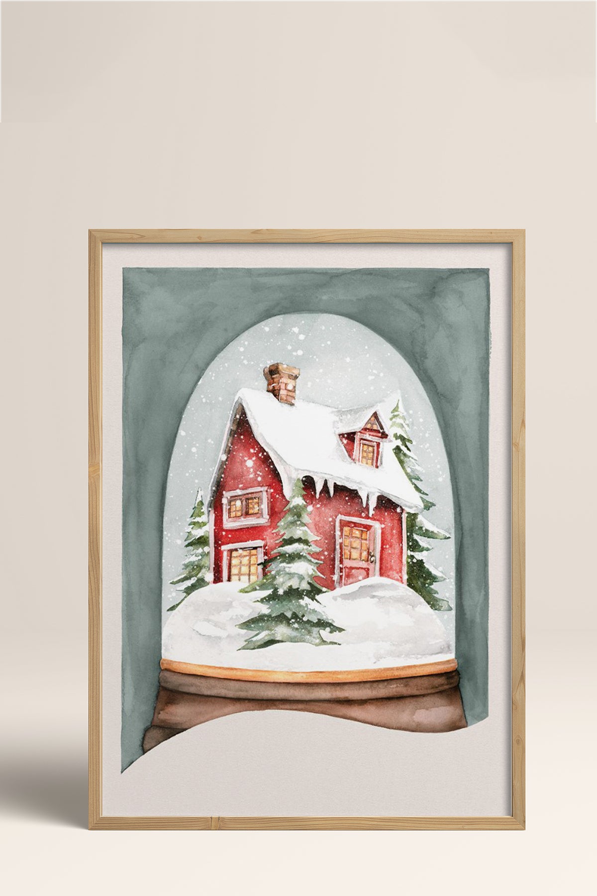 HOMEPACK Ahşap Çerçeveli Tablo Çerçeveli Poster Sanatsal Modern Duvar Dekoru BEK-8119