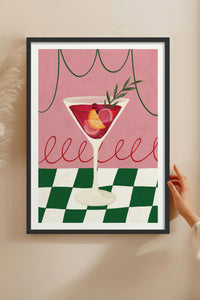 HOMEPACK Ahşap Çerçeveli Tablo Çerçeveli Poster Sanatsal Modern Duvar Dekoru BEK-8120