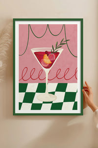 HOMEPACK Ahşap Çerçeveli Tablo Çerçeveli Poster Sanatsal Modern Duvar Dekoru BEK-8120
