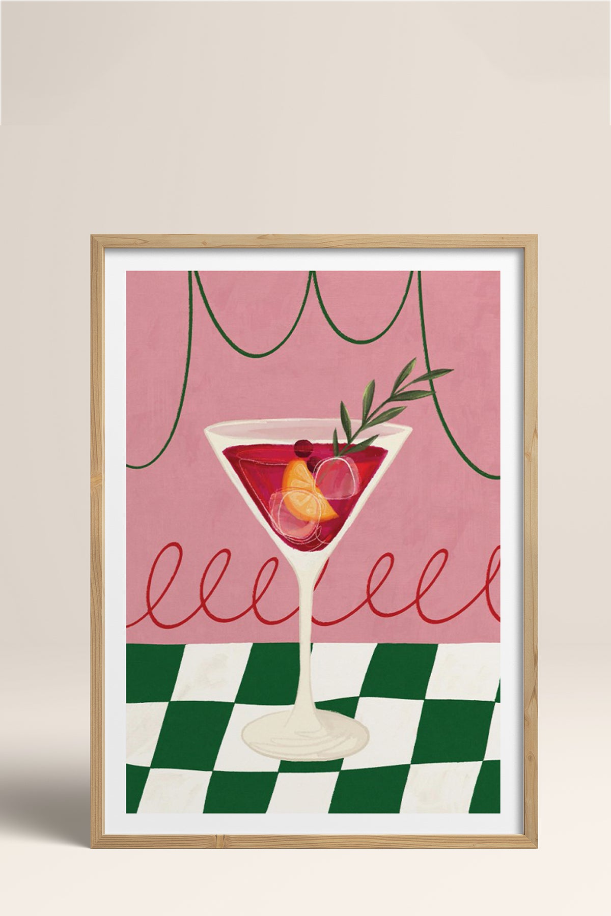 HOMEPACK Ahşap Çerçeveli Tablo Çerçeveli Poster Sanatsal Modern Duvar Dekoru BEK-8120