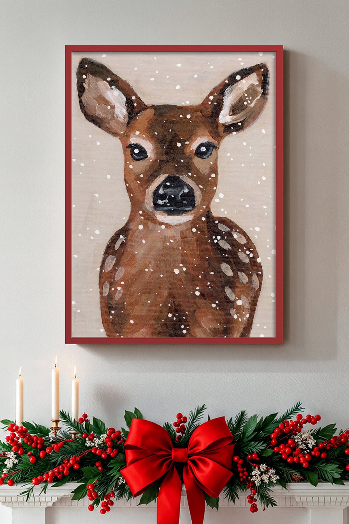 HOMEPACK Ahşap Çerçeveli Tablo Çerçeveli Poster Sanatsal Modern Duvar Dekoru BEK-8122