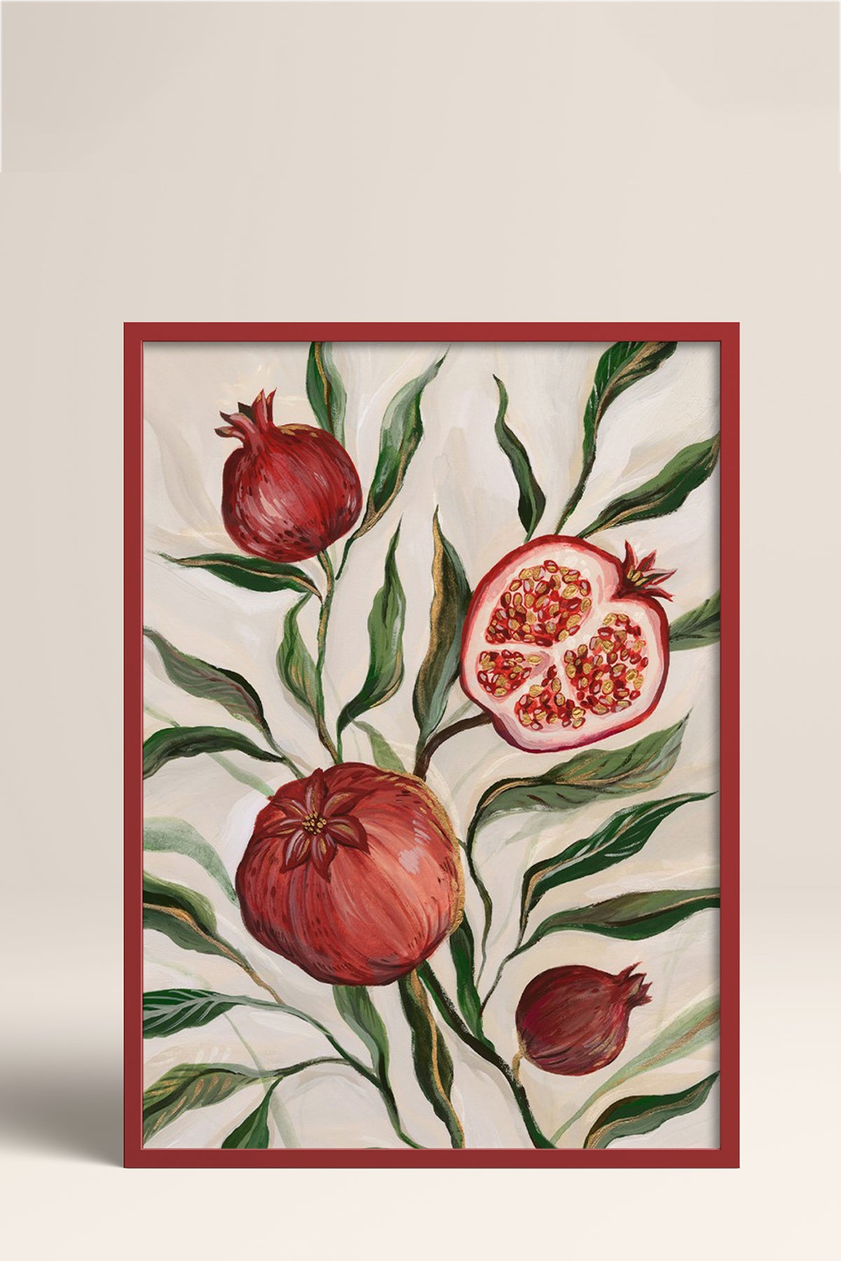 HOMEPACK Ahşap Çerçeveli Tablo Çerçeveli Poster Sanatsal Modern Duvar Dekoru BEK-8123