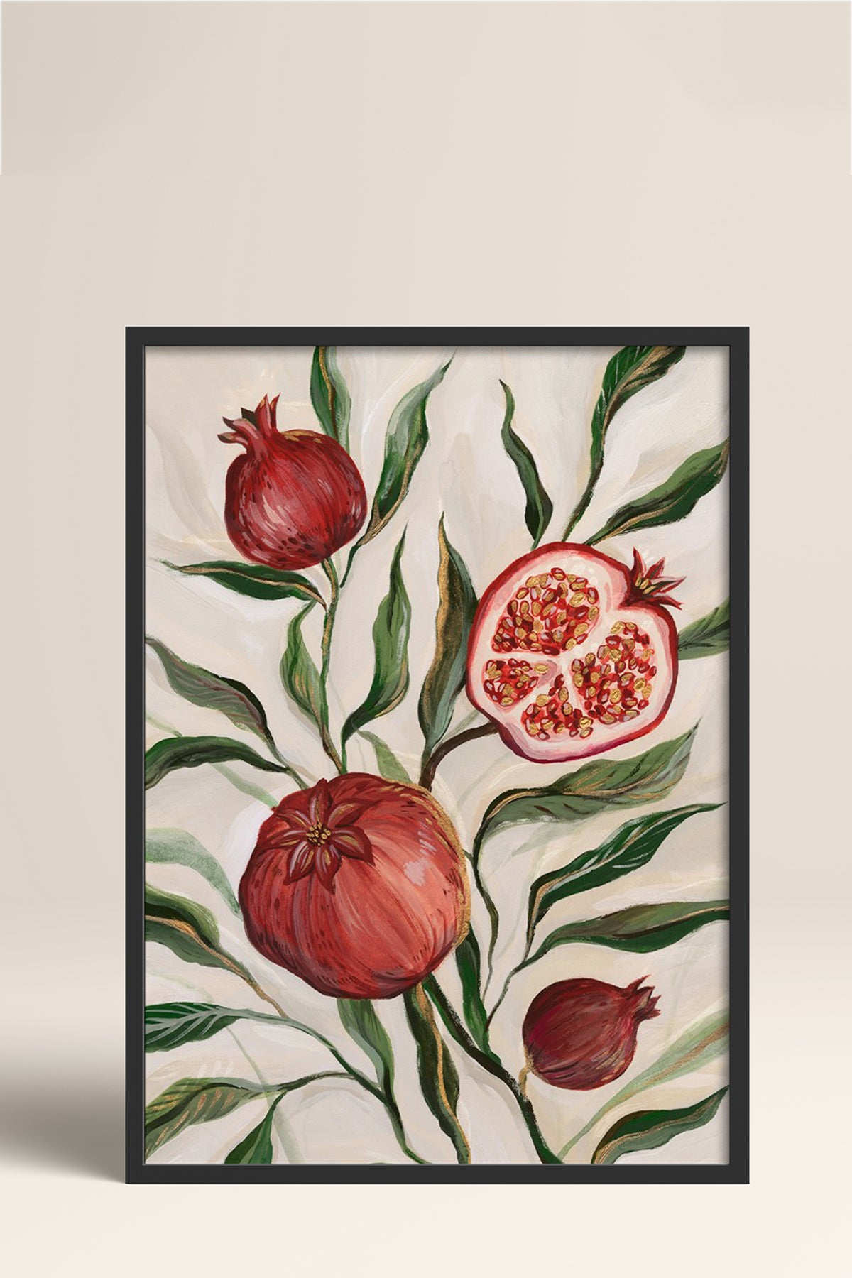 HOMEPACK Ahşap Çerçeveli Tablo Çerçeveli Poster Sanatsal Modern Duvar Dekoru BEK-8123