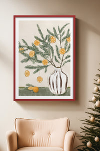 HOMEPACK Ahşap Çerçeveli Tablo Çerçeveli Poster Sanatsal Modern Duvar Dekoru BEK-8124