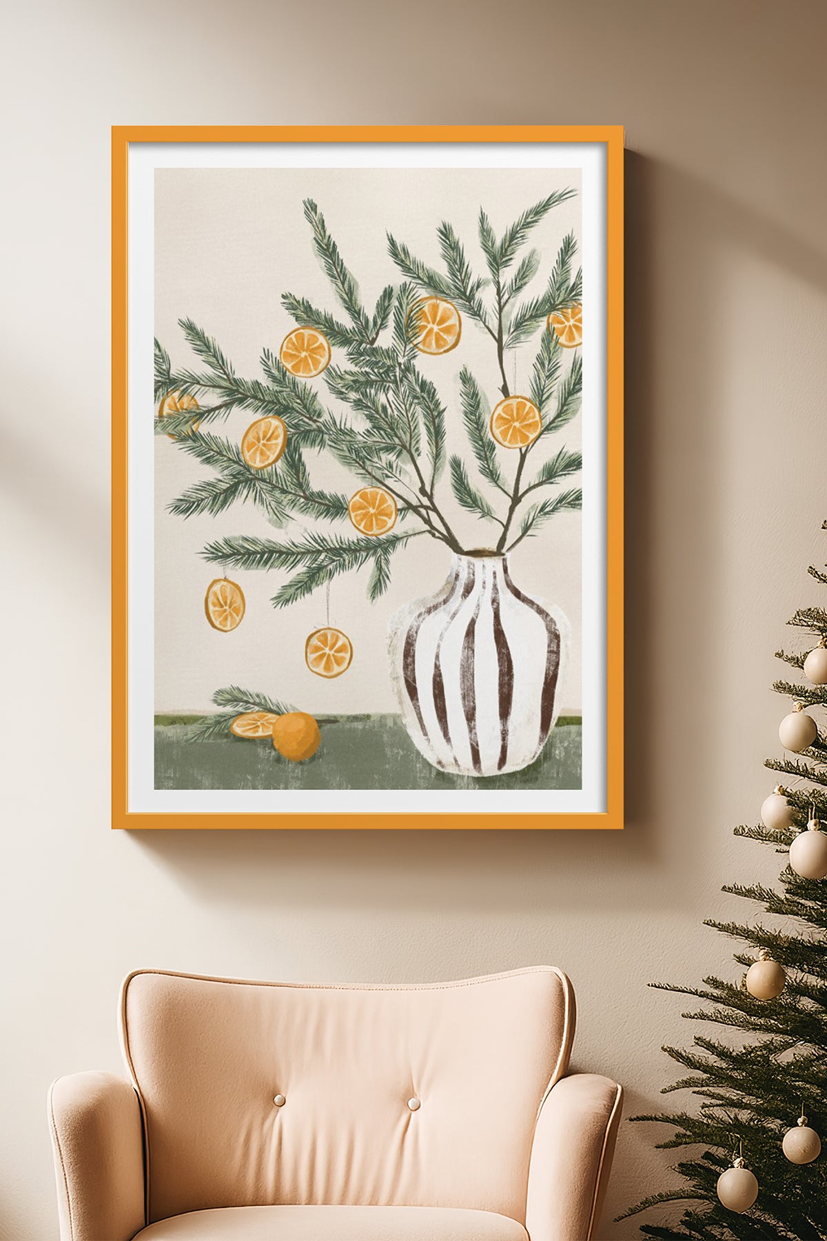 HOMEPACK Ahşap Çerçeveli Tablo Çerçeveli Poster Sanatsal Modern Duvar Dekoru BEK-8124