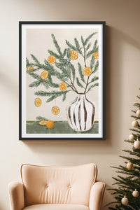 HOMEPACK Ahşap Çerçeveli Tablo Çerçeveli Poster Sanatsal Modern Duvar Dekoru BEK-8124