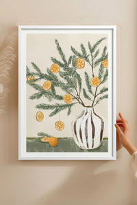 HOMEPACK Ahşap Çerçeveli Tablo Çerçeveli Poster Sanatsal Modern Duvar Dekoru BEK-8124