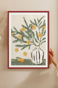 HOMEPACK Ahşap Çerçeveli Tablo Çerçeveli Poster Sanatsal Modern Duvar Dekoru BEK-8124