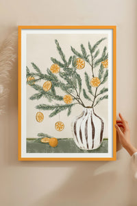 HOMEPACK Ahşap Çerçeveli Tablo Çerçeveli Poster Sanatsal Modern Duvar Dekoru BEK-8124