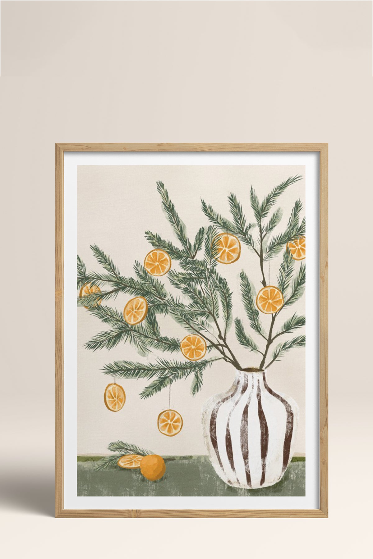 HOMEPACK Ahşap Çerçeveli Tablo Çerçeveli Poster Sanatsal Modern Duvar Dekoru BEK-8124