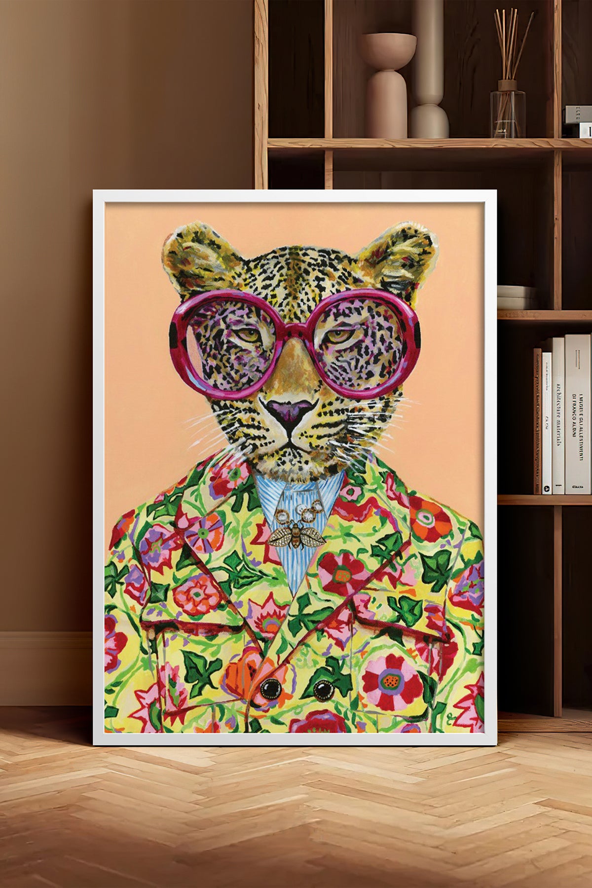HOMEPACK Ahşap Çerçeveli Tablo Çerçeveli Poster Sanatsal Modern Duvar Dekoru BEK-8125